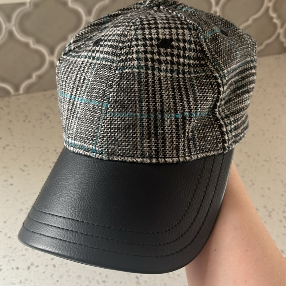 Athleta plaid baseball hat